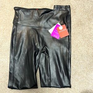 Faux Leather Spanx- new with tags!